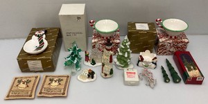 Misc. Christmas Dcor Items Including Department 56 And More