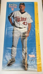 Vintage Life Size Corey Koskie Minnesota Twins Poster