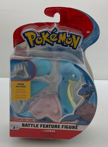 Vintage Collectible POKEMON Lapras Battle Figure Wicked Cool Toys Series I (New Old Stock)