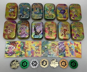 Misc. Collectible Pokemon Tins, Tokens And More