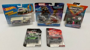 Collectible Miniature Die Cast Cars including Hotwheels And more (All New Old Stock) Monster Jam Open Box New