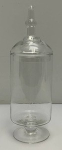 14 58  Glass Apothecary Jar