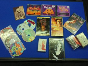 MISC SCARY THEMED MOVIES - PICTURES - CASSETTES AND MORE