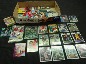 BOX FULL OF OLDER COLLECTABLE SPORTS CARDS
