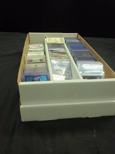 HUGE BOX FULL OF COLLECTABLE ALL SPORTS CARDS
