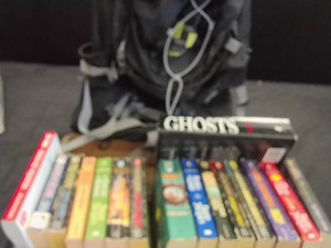 BACKPACK AND FANTASY BOOKS