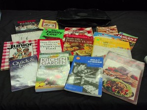 COOK BOOKS AND SUSAN LUCCI BAG