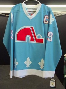 JOE SAKIC QUEBEC NORDIQUES CCM VINTAGE HOCKEY JERSEY