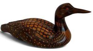 O - Vintage Marv Meyer Signed Carved Wood Sculpture (1993, No. 38)