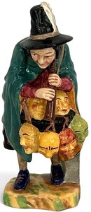 O - Ceramic Figurine - Royal Doulton Mask Seller HN 2934