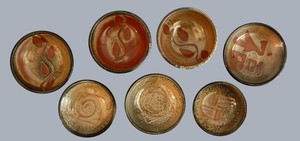 LR - Vintage Glazed Designs Pottery Bowls by Sr Glazed Designs (Lot of 7)