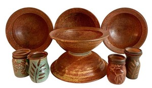 LR - Handmade Ceramic Bowls & Vessels Mixed Lot