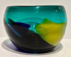 SR - Hand-Blown Glass Bowl - Nelson and Luis Multicolor