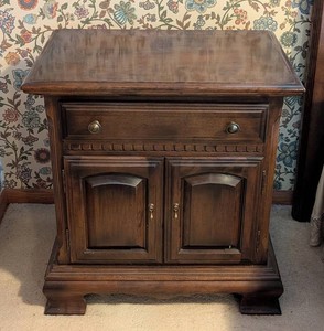 Vintage Nightstand - Ethan Allen Wood Cabinet