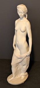 MB - Rare Early Lladr Matte Terracotta Nude Sculpture by Fulgencio Garca, Model No. 3