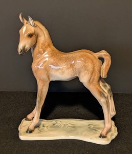 MB - Vintage Rosenthal Art Deco Porcelain Foal Figurine by Theodor Krner (Model 1528)