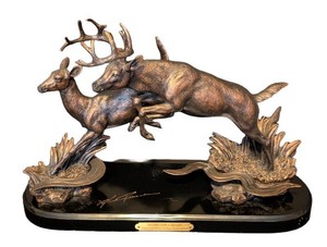MB - Wildlife Sculpture - National Wild Turkey Federation Along the Stream