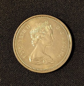 LR - Canadian Silver Dollar - Vintage RCMP Centennial 1873-1973