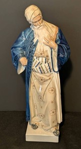 LR - Vintage Royal Copenhagen Nathan the Wise Porcelain Figurine - No. 1413