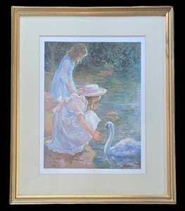 SR - Framed Art Print - A New Friend by Lynn Gertenbach Signed Numbered 45600