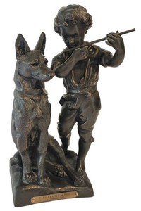 SR - Brass Figural Sculpture - Meilleurs Amis by MoreauFiot CJ607