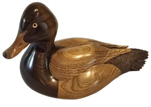 SR - Wood Duck Drake Sculpture - Marv Meyer 1988 #1240