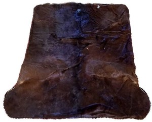 SR - Antique Horsehide Lap Blanket - Cownie Quality Furs 60in