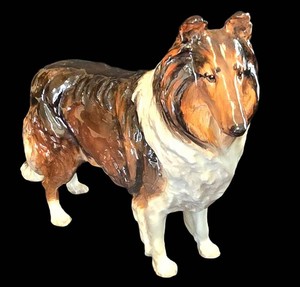 SR - Collie Figurine - Royal Doulton Ceramic Dog HN 1055