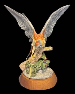SR - Kestrel Porcelain Bird Sculpture by Charles Oldham for Cybis