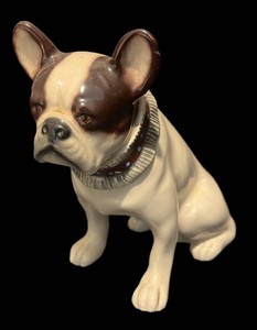 SR - Wiener Kunstkeramische Ceramic French Bulldog Figurine