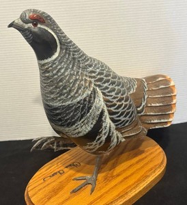 SR - Ducks Unlimited Special Edition Quail Wildlife Sculpture by Chris Olson