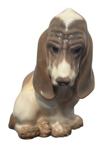 SR - Basset Hound Figurine by Dahl Jensen
