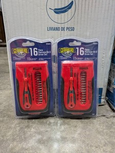 (2) NEW GEARHEAD 16PC. PRECISION BIT & DRIVER SET