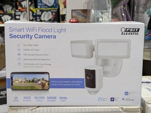 NEW FEIT ELECTRIC SMART WIFI FLOOD LIGHT SECURITY CAMERA