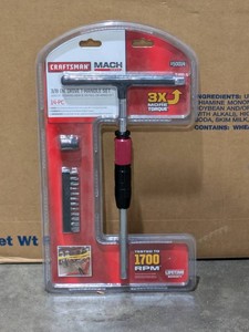 NEW CRAFTSMAN MACH SERIES 38 DRIVE T- HANDLE SET 14PC.