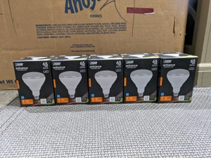 (5) NEW FEIT ELECTRIC LED 65W SOFT WHITE 2700K BULBS
