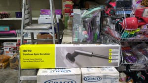 NEW HOTO CORDLESS SPIN SCRUBBER