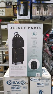 NEW DELSEY PARIS STORM PLUS SPINNER CARRY-ON AND 2-WHEEL UNDERSEATER