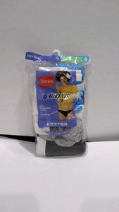 NEW HANES TAGLESS BIKINIS SIZE 9