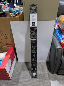NEW PARK & FIFTH COMPLETE DRAPERY ROD 24 - 48 BROWN