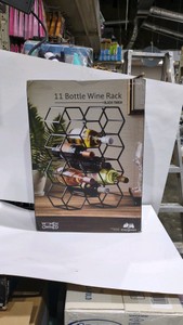 WOMEN OWNED 11 BOTTLE WINE RACK