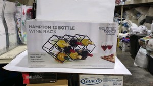 HAMPTON 12 BOTTLE WINE RACK