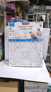 KIRKLAND SIGNATURE FURNACE FILTER 4 PACK 20 X 25 X 1