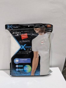 NEW HANES TAGLESS T SHIRT MEDIUM 3PK