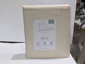 WEL HOME BY WELSPUN 4PC SHEET SET KING