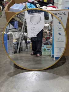 32 ROUND DECORATIVE WALL MIRROR