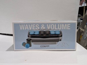 CONAIR WAVES & VOLUME 12 FLOCKED ROLLERS