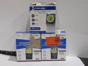 (3) ASSORTED INTERMATIC 24HR.MECHANICAL TIME SWITCH