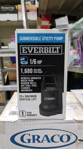 EVERBILT SUBMERSIBLE UTILITY PUMP