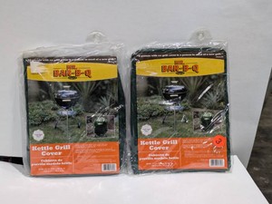 (2) MR. BAR-B-Q KETTLE GRILL COVER